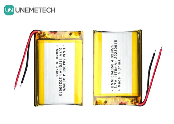 3.7V 1170mAh tích hợp liền mạch Lipo pin sạc 504050 Cho công cụ điện