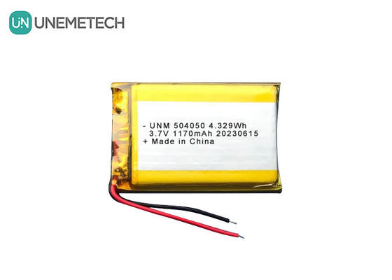 3.7V 1170mAh tích hợp liền mạch Lipo pin sạc 504050 Cho công cụ điện