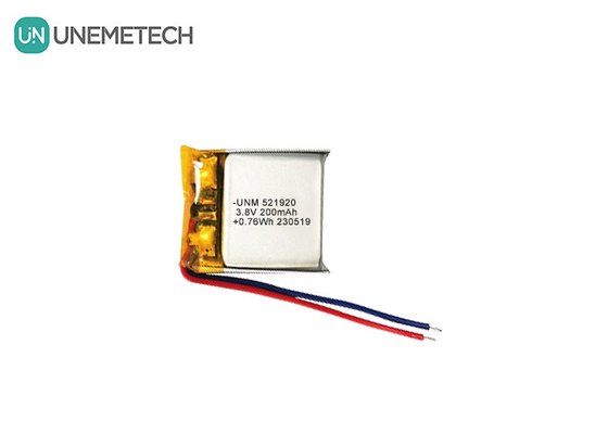 Pin Lithium Polymer cao áp 3.8V 200mAh 521920 cho đồng hồ thông minh