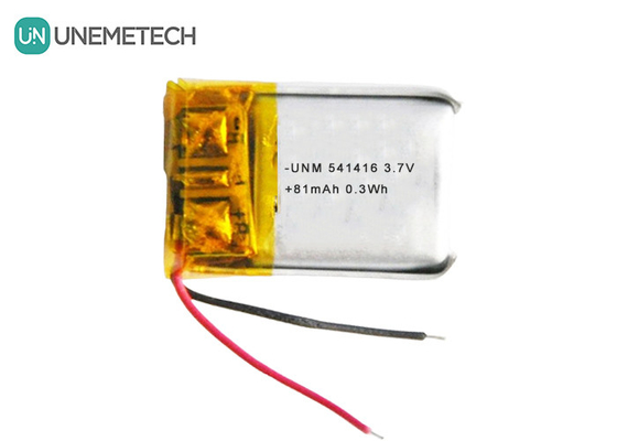 3.7V Lipo pin sạc lại 541416 81mAh pin nhỏ LiPo cho tai nghe Bluetooth