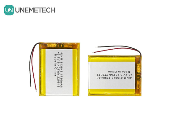 3.7V 1730mAh Capacity Lithium Ion Polymer Battery 813848 Đối với Power Bank