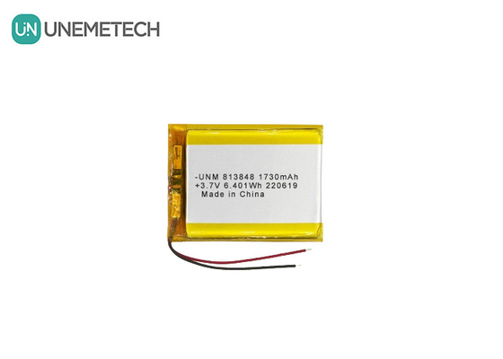 3.7V 1730mAh Capacity Lithium Ion Polymer Battery 813848 Đối với Power Bank