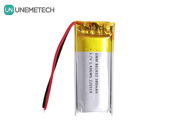 Pin LiPo 1S 3.7V 380mAh Pin Li-polymer sạc lại 861632 cho đèn bàn