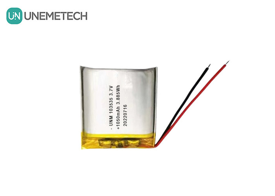 3.7V 1050mAh Thiết kế nhỏ gọn tùy chỉnh pin Lipo 103535 Cho máy chiếu nhỏ