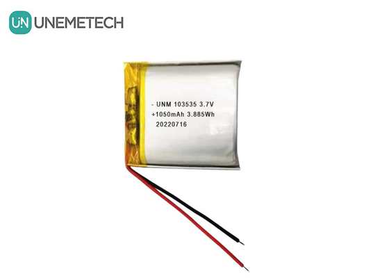 3.7V 1050mAh Thiết kế nhỏ gọn tùy chỉnh pin Lipo 103535 Cho máy chiếu nhỏ
