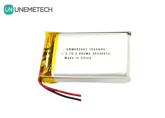 OEM ODM Tùy chỉnh 3.7V 1050mAh pin Li-ion Polymer 982441 cho chuông cửa thông minh