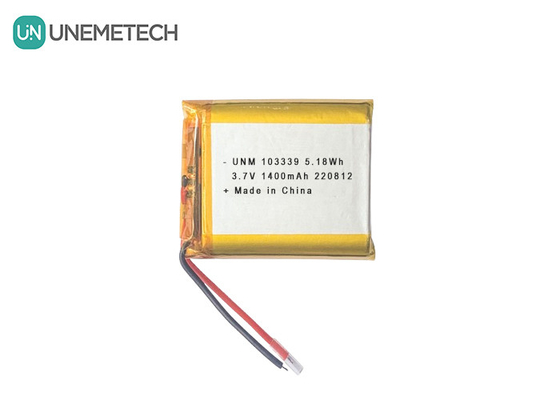 3.7V 1400mAh pin Lithium-Ion Polymer hiệu suất cao 103339 Cho xe đồ chơi