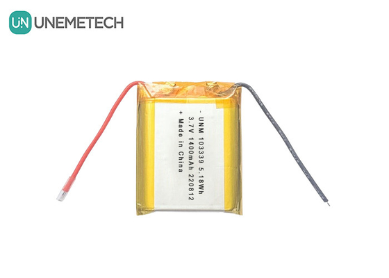 3.7V 1400mAh pin Lithium-Ion Polymer hiệu suất cao 103339 Cho xe đồ chơi