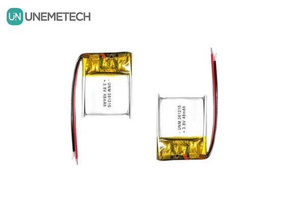 3.8V 48mAh Năng lượng cao pin Lithium Polymer nhỏ 361215 cho thiết bị RFID