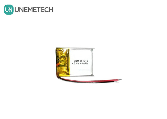 3.8V 48mAh Năng lượng cao pin Lithium Polymer nhỏ 361215 cho thiết bị RFID
