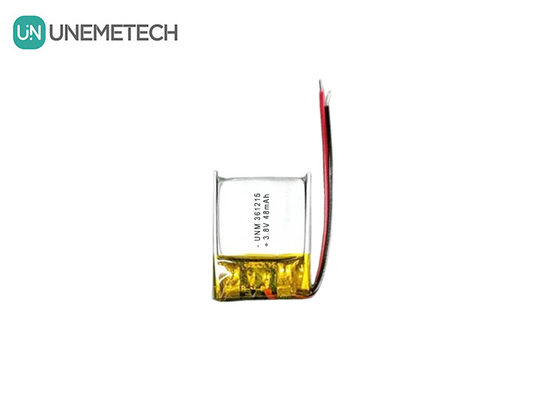 3.8V 48mAh Năng lượng cao pin Lithium Polymer nhỏ 361215 cho thiết bị RFID