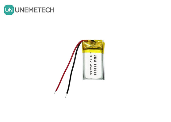 3.7V 45mAh Pin Lithium Polymer nhỏ trọng lượng thấp 441018 cho kính thông minh