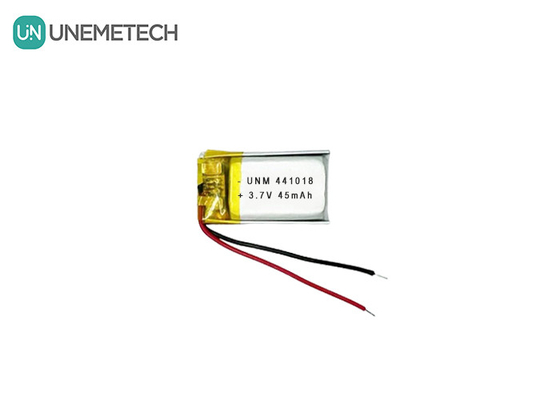 3.7V 45mAh Pin Lithium Polymer nhỏ trọng lượng thấp 441018 cho kính thông minh