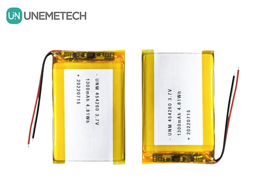 Lithium Ion Polymer Battery Cell 3.7V 1300mAh 454260 cho hệ thống Solarr