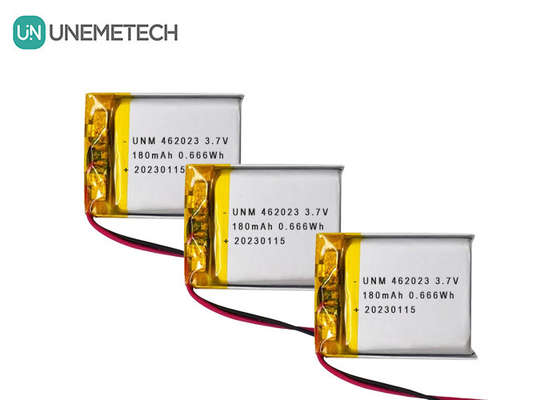 3.7V 180mAh pin Li Ion 462023 Lipo pin sạc cho đồ chơi điện tử