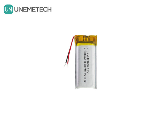 Pin LiPo được chứng nhận CE 471630 3.7V 190mAh Pin Li-polymer cho điện tử di động