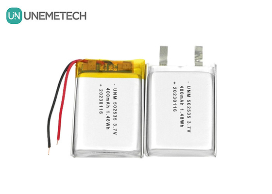 Li Polymer Battery Pack 502535 400mAh 3.7V pin cho thiết bị điện tử