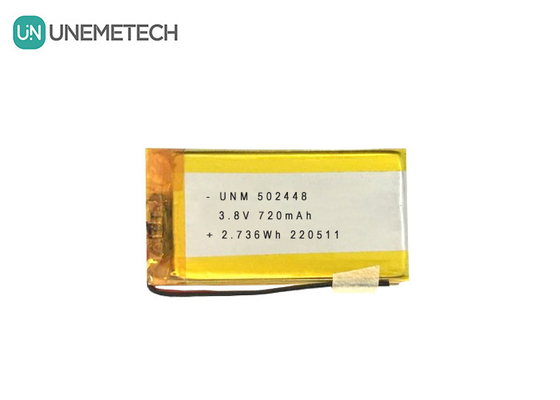 3.8V 720mAh LiPo pin điện áp cao LiHV 502448 cho tai nghe Bluetooth
