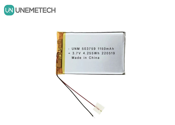 3.7V 1150mAh 503759 Custom Lipo Polymer pin sạc cho máy ghi âm