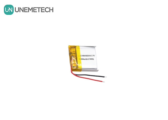 3.7V 200mAh Sạc nhanh pin polymer Li-ion 802018 Cho máy cắt tóc