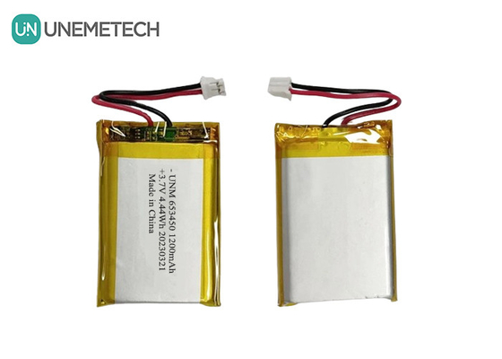 3.7V 1200mAh Sạc nhanh pin polymer lithium 653450 cho máy ảnh kỹ thuật số