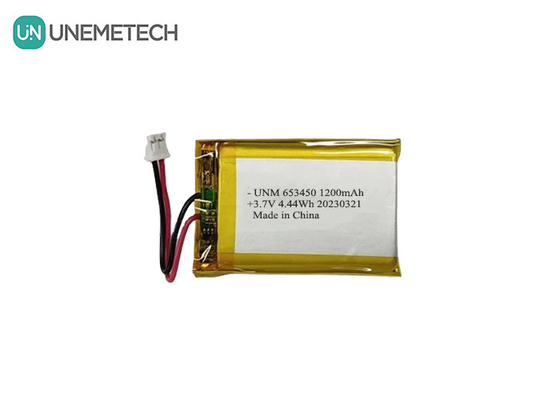 3.7V 1200mAh Sạc nhanh pin polymer lithium 653450 cho máy ảnh kỹ thuật số