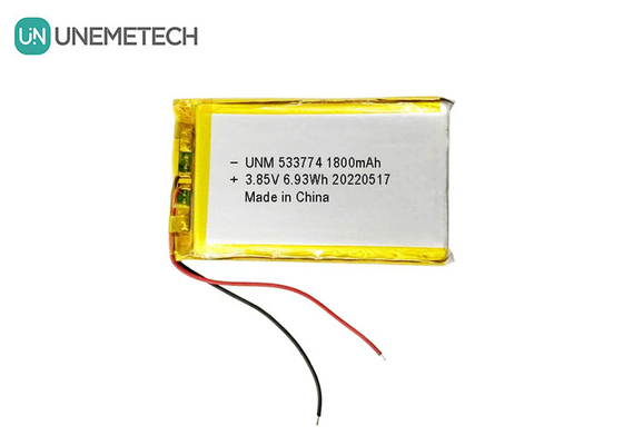 Pin LiPo điện áp cao 3.85V 1800mAh 533774 Pin sạc cho robot nhỏ