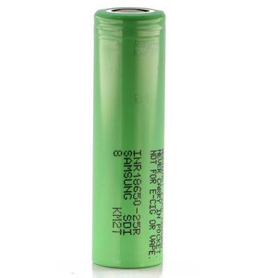Samsung 25R 18650 2500mAh 20A Pin 3.6V pin ion lithium hình trụ INR18650-25R