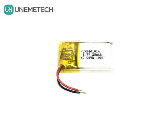 3.7V 25mAh 401014 Pin Lipo sạc lại cực nhỏ cho kính thông minh
