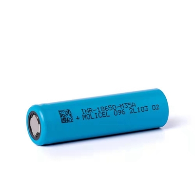 Molicel INR-18650-M35A Flat Top 18650 Pin Molicel M35A 18650 3500mAh 10A Pin 3.6V