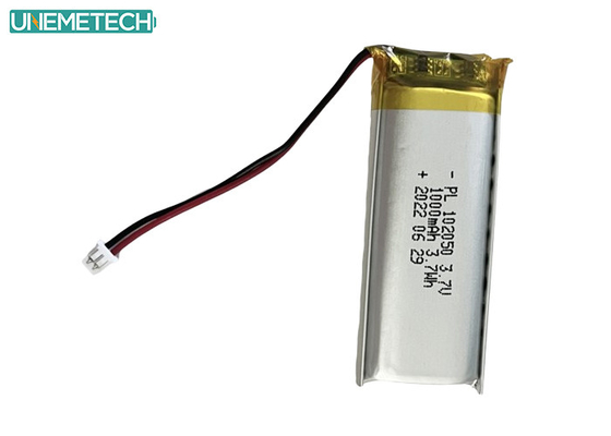 1000mAh Lipo pin 102050 Lithium Ion Polymer pin cho các sản phẩm làm đẹp