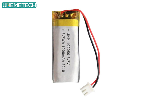 Lipo Battery Pack 102050 3.7V 1000mAh Lithium Polymer Battery với IEC62133 được phê duyệt