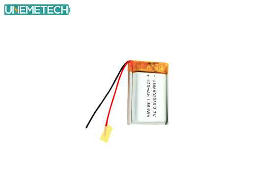 3.7V 420mAh 802030 Pin Lithium Polymer sạc lại cho thiết bị điện tử