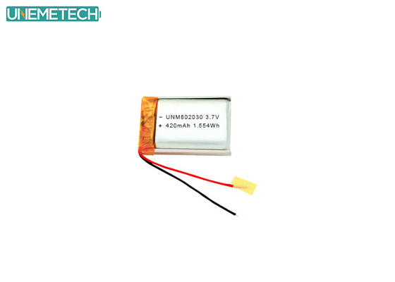 3.7V 420mAh 802030 Pin Lithium Polymer sạc lại cho thiết bị điện tử