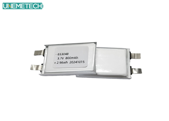 20C Tốc độ xả cao 3.7V 800mah pin Lipo 653048 cho máy bay RC