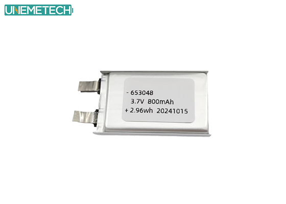 20C Tốc độ xả cao 3.7V 800mah pin Lipo 653048 cho máy bay RC