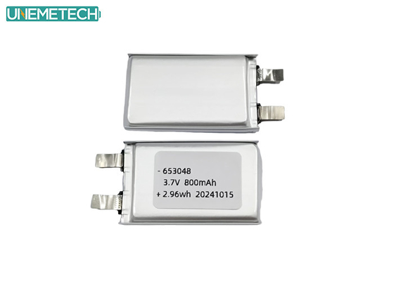 20C Tốc độ xả cao 3.7V 800mah pin Lipo 653048 cho máy bay RC