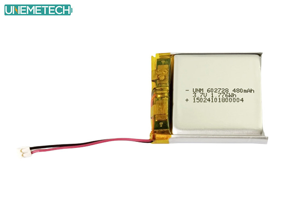 3.7V 480mAh 602728 pin Lithium-ion Polymer sạc lại cho Mini Recorder