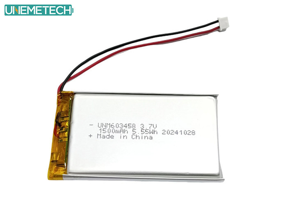 Pin Lithium Ion Polymer sạc lại 603458 3.7V 1500mAh Lipo pin cho máy in