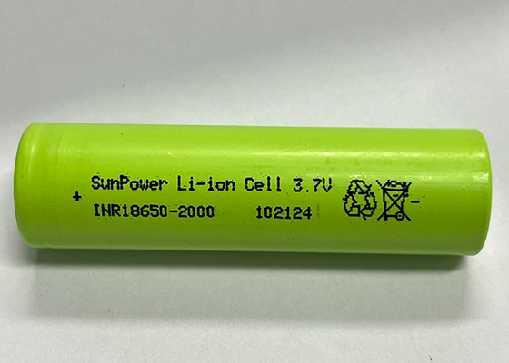 SunPower 18650 2000mAh 20A pin Lithium Ion sạc pin 3.7V pin Li-ion cho công cụ điện