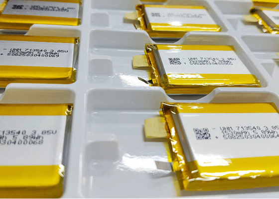 3.85V pin Lithium Polymer cao áp 1530mAh 713540 Đối với thiết bị y tế