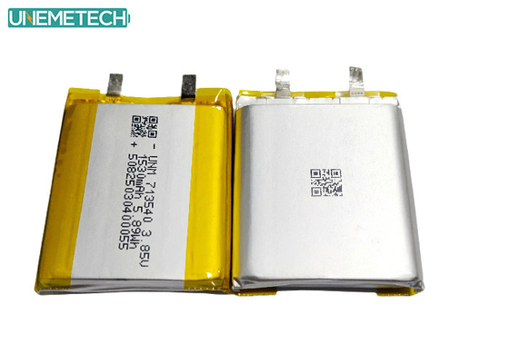 3.85V pin Lithium Polymer cao áp 1530mAh 713540 Đối với thiết bị y tế