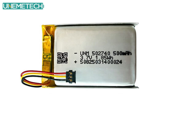 Chất lượng 3.7V 500mAh Lithium Polymer Battery 502740 LiPo Battery Cho Bộ sạc máy trợ thính nhà máy