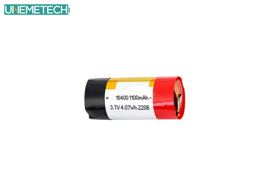 Chất lượng Pin lithium polymer hình trụ xả 3A 18400 3.7V 1100mAh cho thuốc lá điện tử nhà máy
